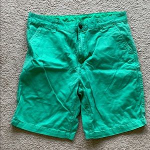 Faded glory green shorts